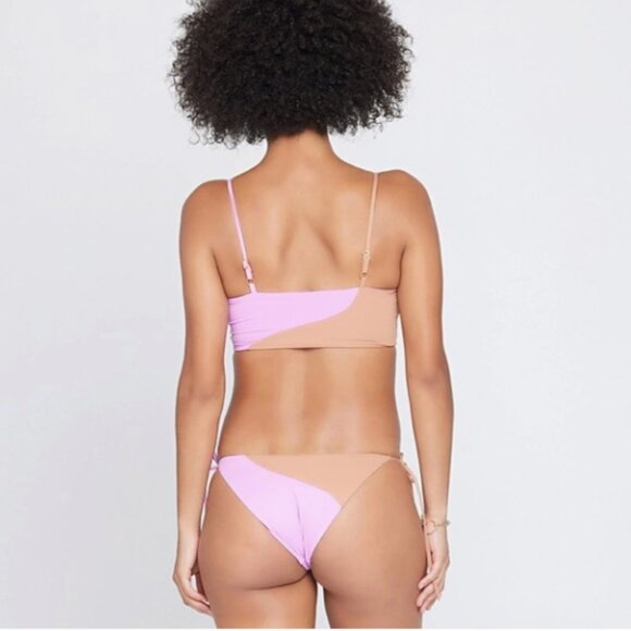 l*space dani color block bikini tie side bottoms - Picture 3 of 7